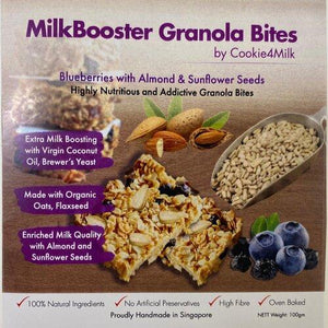 Cookie4Milk MilkBooster Granola Bites-Bluberry