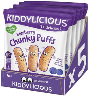 Kiddylicious Chunky Puffs Blueberry