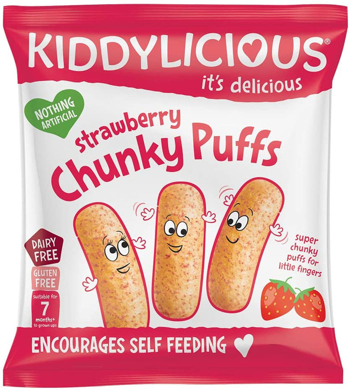Kiddylicious Chunky Puffs Strawberry