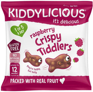 Kiddylicious Crispy Tiddlers Raspberry