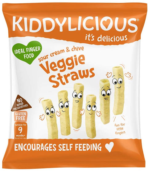 Kiddylicious Veggie Straws - Sour Cream & Chive