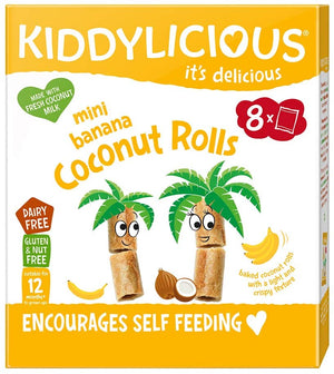Kiddylicious Mini Banana Coconut Rolls