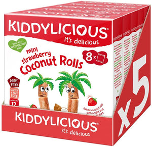 Kiddylicious Mini Strawberry Coconut Rolls