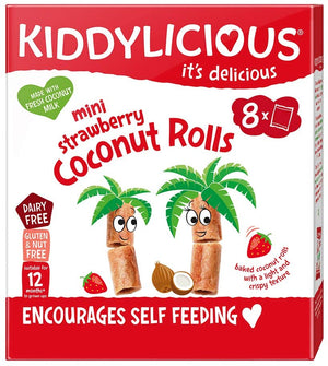 Kiddylicious Mini Strawberry Coconut Rolls