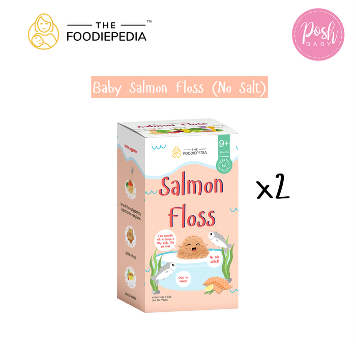 [Bundle of 2] The Foodiepedia Baby Salmon Floss (No Salt)