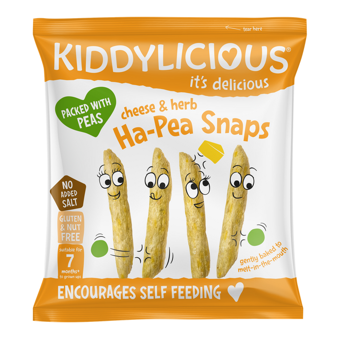 Kiddylicious  Ha Pea Snaps Cheese & Herb