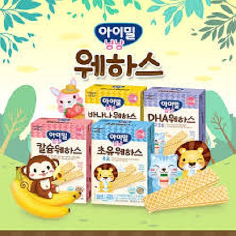 Ildong Agimeal Yumyum DHA Wafer Yogurt Flavour