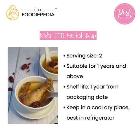 The Foodiepedia Kid’s TCM Herbal Soup - Eye Vision+ Soup